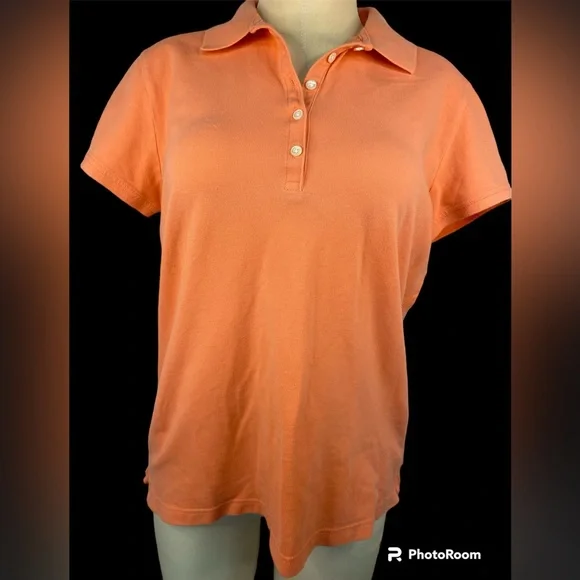 Izod Short Sleeve Pullover Shirt Women’s Large - Picture 1 of 3